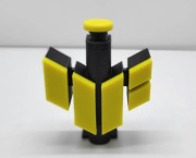 Regulowana podpórka pod GPU – design gamingowy (PETG)
