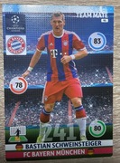 PANINI CHAMPIONS LEAGUE 2014/15 KARTA TEAM MATE BASTIAN SCHWEINSTEIGER