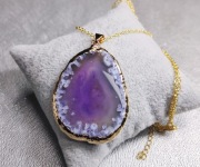 Naszyjnik amulet ochronny z agatem 