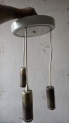 Stary żyrandol polam 3x 60 w polski vintage PRL