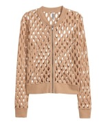 Kup 3 rzeczy zapłać za 2, beżowy sweter bluzka kurtka H&M XS 34 top oczka
