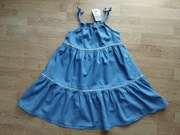 PRIMARK NOWA SUKIENKA NA LATO ROZMIAR 134 NIEBIESKA