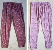 spodnie haremki dresowe alladynki bawełniane luźne