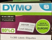 Dymo oryginalne 41x89 + 12x50