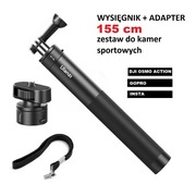 selfie-stick do kamer sportowych 155 cm z dodatkowym adapterem 1/4
