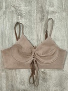 Zamszowy Crop Top Missguided, M