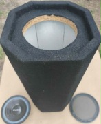 Obudowa głośnika basowa, skrzynia subwoofera 16 cm nowa