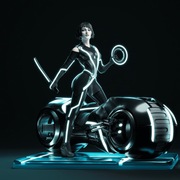 Quorra Tron Legacy Light Cycle Figurka 31cm 1/6 Ręcznie Malowana Z1