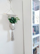 UP Kwietnik makrama wiszący na ścianie ze sznurka Cappuccino nr21