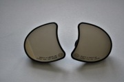 Harley Davidson Touring Orginalne OEM Czarne Lusterka Czaszy - Owiewki .