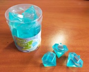 Kostki lodu wielokrotnego użytku - kryształy (10 szt.)