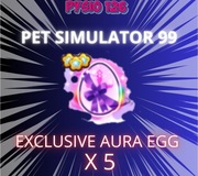 5x Exclusive Aura Egg | Pet Simulator 99 | PS99 | Roblox | Najszybciej