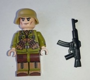 Figurka żołnierza niemieckiego z bronią WW2 kompatybilne z Lego, Cobi