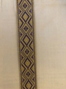 tasiemka zloto fioletowa, ornaty