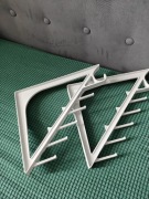 Wsporniki / Uchwyty ścienne uniwersalne (komplet 2 szt.) – białe