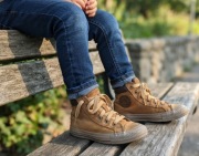 Trzewiki / buty dziecięce Converse All Star brązowe zamszowe – r. 33