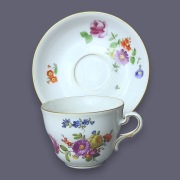 Filiżanka Augarten Wiedeń Kwiaty