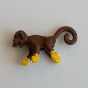 LEGO Małpa Monkey 2550c01 piraci brązowa