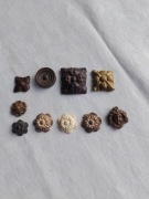 Części zegarowe różne -komplet