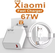 Ładowarka 67W dla Xiaomi Usb C Szybkie Ładowanie
