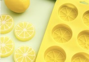 Forma silikonowa plasterki cytryny cytryna foremka świece 
