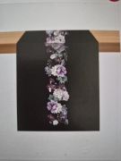 NOWY bieżnik home & you, fioletowy, 35 x 180, glamour