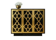 PIĘKNA KOMODA - BUFET- BAREK CZARNO ZŁOTA