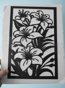 Nowa metalowa dekoracja ścienna ozdoba kwiaty kwiatki