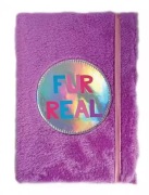 NOTATNIK PLUSZOWY A5 FIOLETOWY STN 5041