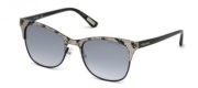 Metalowe damskie okulary z nadrukiem pitona GM0774 02B Guess Marciano!