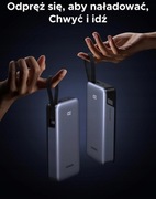 Power Bank UGREEN szybkie ładowanie 20000 mAh ze kablem USB-C | 45W