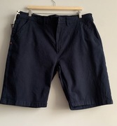 Kangol granatowe spodenki chino męskie nowe z metkami XXL