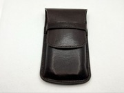 Etui na 4 pióra premium, skóra naturalna, brąz