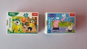 Puzzle "Rodzina Treflików" i "Świnka Peppa" 54 puzzle