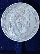 5 franków Ludwik Filip I, Paryż 1847 A