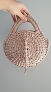 Torebka w stylu boho na szydełku. Rękodzieło.