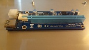 Riser 008c PCI-E 1x 16x, kabel USB 3.0
