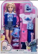 DISNEY ILY 4EVER MODNA LALKA Z MOTYWEM STITCH I ZESTAWEM AKCESORIÓW 30 CM