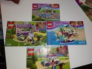 4x zestaw lego friends 41091 41315 41332 41333