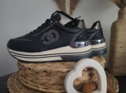 Buty sportowe damskie na koturnie sneakersy roz.38