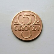 10 # 5 gr groszy 1937 RP 2 nr 3 od 25 zł