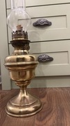 Stara mosiężna lampa naftowa Antyk 3