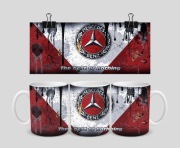 Kubek z nadrukiem MERCEDES prezent logo 330ml