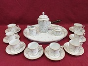 Porcelanowy Serwis kawowy taca KAISER HERA 945385 NOSSEK