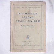 „Gramatyka języka francuskiego w tablicach” (1950)
