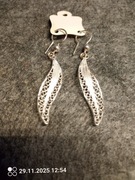 Długie kolczyki srebrne próba 925 - nowe