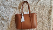 Brązowa torebka typu shopper marki Puccini