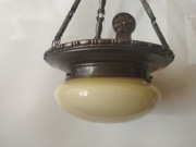 Stara lampa secesja z amplą