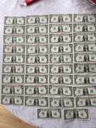 37 x ONE DOLLAR USA, zestaw każdy inny  