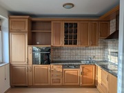 Meble kuchenne DREWNIANE, blat KAMIEŃ używane z AGD lub bez